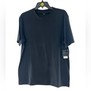 NWT Saks Fifth Avenue Round Neck Classic Men's Black T-Shirt M